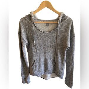 Aerie soft women’s gray scoop neck sweatshirt hoodie, size S, great condition